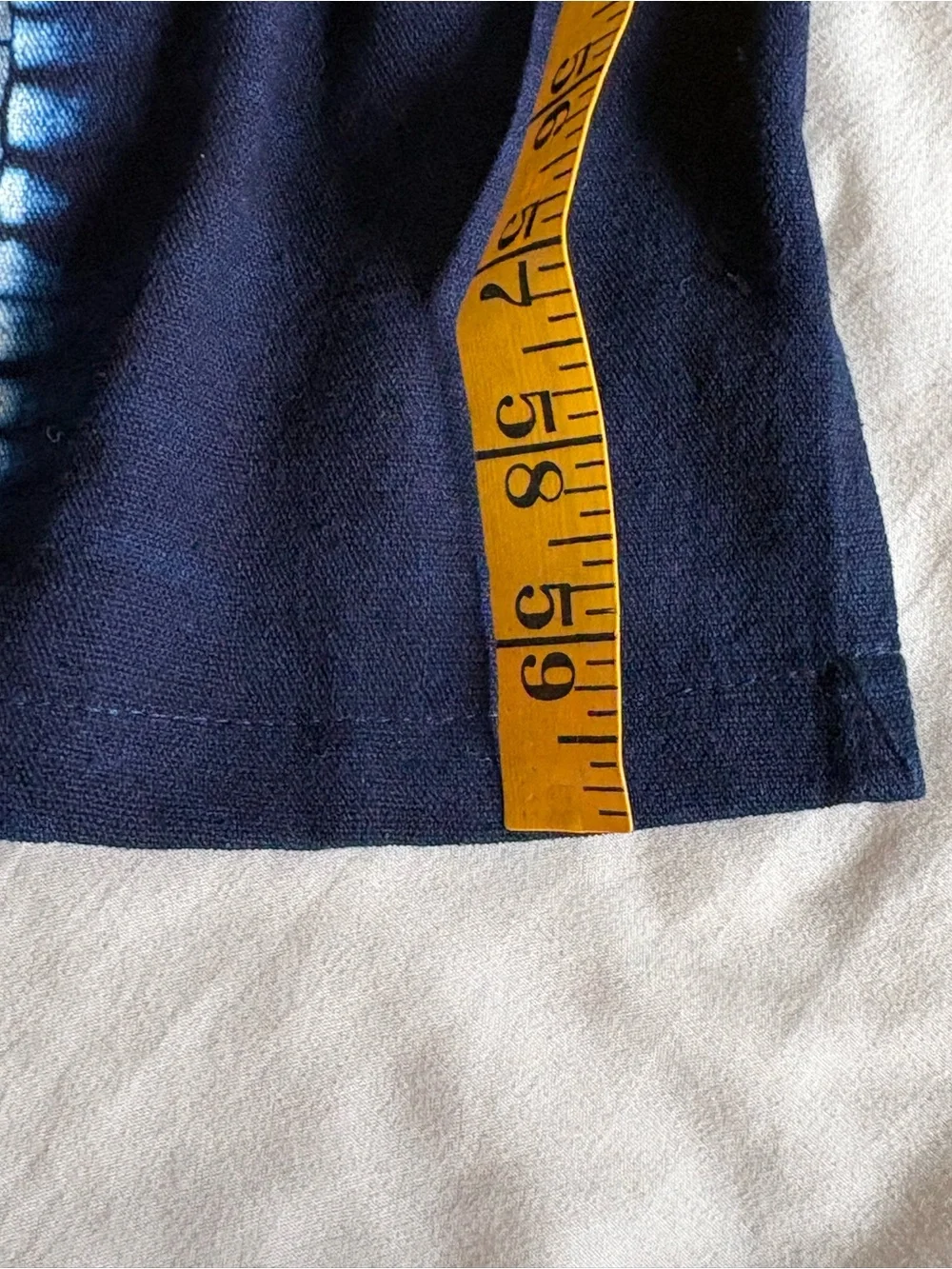 Vtg Japanese indigo shibori Noreen Curtain dragonfly chrysanthemum 59 x 35